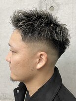 オーシャントーキョー ホワイト 原宿(OCEAN TOKYO WHITE)&nbsp;メンズハイライトメッシュアップバングミドルフェード