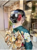 振袖×ヘアセット