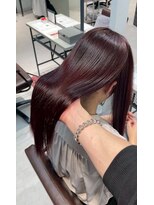 シェノン 梅田(CHAINON) 梅田/着物ヘア/大人ガーリー/ダークアッシュ/似合わせカット