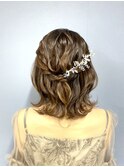 結婚式参列に♪/お呼ばれヘア/おとなっぽヘア/ゆるふあ/