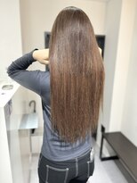 アンジェリカラボ 梅田店(ANGELICA LABO)&nbsp;憧れロングを即実現！赤みを抑えた艶色ベージュ×シールエクステ