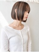 倉敷デザインカラー20代30代ブラウン＆ベージュセクションカラー