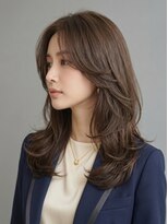 アッシュ 桜木町店(Ash)&nbsp;桜木町/横浜/レイヤーカット/上品ブラウン