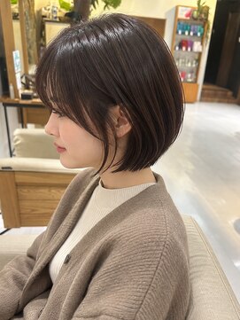 ヘアリゾート粋 リマ 銀座店(lima) ショートボブ/丸みショート/艶髪/ショコラブラウン