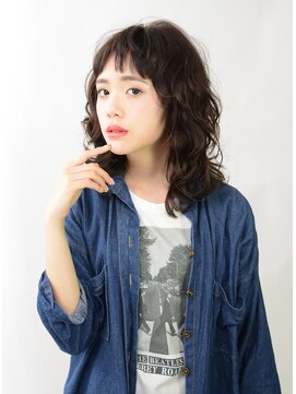 アース 浦安店(HAIR&MAKE EARTH) 暗髪カジュアルミディ【EARTH浦安店】