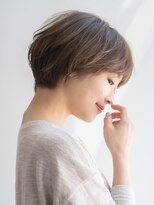 メゾンドイギー(MAISON de IGGY)&nbsp;大人かわいい小顔ひし形ショートボブ＃ボブルフ＃モテ髪カタログ