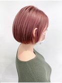 ブリーチ2回ペールピンク