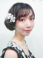 ドライブアンドビジョン 池袋(Drive&Vision)&nbsp;結婚式×着物ヘアアレンジ[[池袋/縮毛矯正/インナーカラー」