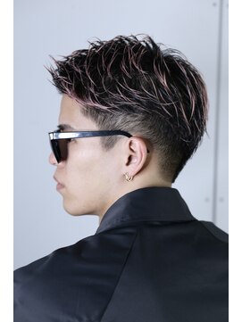 リップスヘアー 銀座(LIPPS hair) かきあげ前髪　７３分け　銀座美容室　メンズ髪型人気