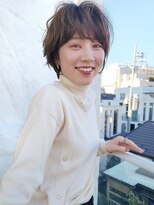 グロウミドル(GROW middle) 前髪ありの大人ナチュラルマッシュショート　野村恵子