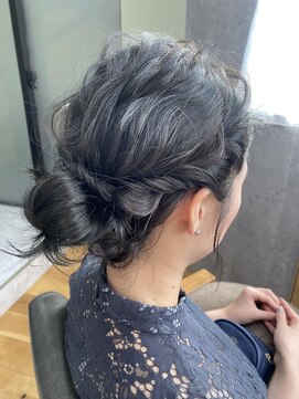 カームバイリコ 学芸大学(calm by liko) ヘアセット/お呼ばれヘアセット/黒髪アレンジ/お団子ヘア