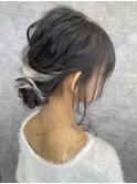 【ALBA塚原】ポイントエクステ＋シニヨンスタイル