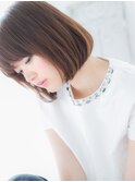 センター北/髪質改善/ウザバング×Aラインワンカールボブe