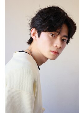 ソイクフ(SOY KUFU) 【soy-kufu】波巻き束感マッシュパーマMEN'SHAIR