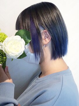 ヴィヴァーク 拝島駅前店(vivarc) 20代30代40代大人インナーカラー耳掛け切りっぱなし大人ボブ