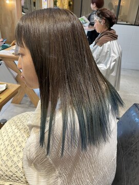 ドット ヘアー ジェム(dot.hair gem) ブルー グラデーション