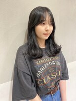 ガリカ 横浜(Gallica) 【mirei】韓国カラー暗髪ブルーブラック