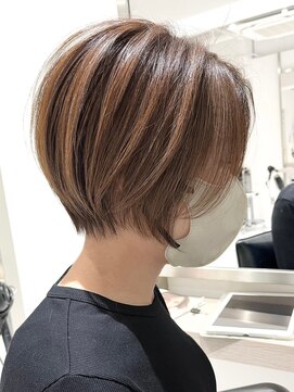 ヨロ 上野(YOLO) ハイライトカラーミルクティーベージュケアブリーチダブルカラー