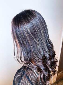 リコラックスビー 中百舌鳥(LICO LUXBE) ダークブラウンレイヤーカット