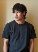グランジヘア メンズウルフ メンズパーマ マッシュウルフ 銀座