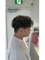 オーシャントーキョー(OCEAN TOKYO) 波巻きマッシュパーマメンズツイストスパイラルツーブロック