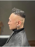 サイコ刈り ツーブロック スキンフェード バーバースタイル