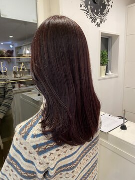 アンドゥー ヘア ガーデン(Andoux HAIR GARDEN) ピンクブラウン