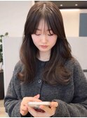 レイヤーカット*くびれロングヘア*脱白髪染め*30代40代50代