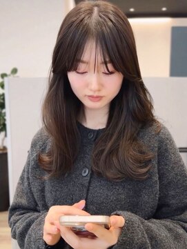 ケーツー あべのキューズモ－ル店(K-two) レイヤーカット*くびれロングヘア*脱白髪染め*30代40代50代