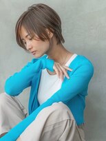 アンスリウム 吹田(Anthurium)&nbsp;デザインカラー/ショートボブ/髪質改善/フォギーベージュ