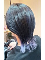 ミュウ(mieux)&nbsp;ウルフ×アンブレラ風×ネイビー×パープル