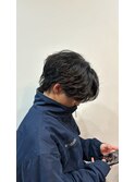 毛流れセンターパート