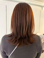ノラ ウメダ(NORA UMEDA)&nbsp;大人可愛いレイヤーカットくびれミディアム似合わせ小顔ヘア梅田