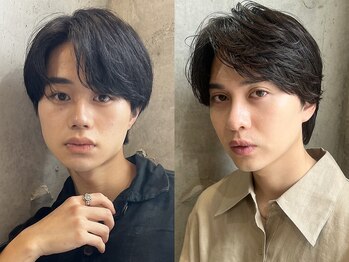 マノハル(MANOHARU)の写真/【表参道徒歩5分】デキる男のstyleは《MANOHARU》にお任せ！センターパートやニュアンスパーマも◎