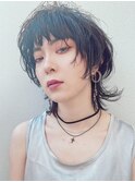 本厚木◎くびれウルフ◎前髪ありレイヤーカット◎クラゲヘアー◎