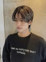 リアド(.RIAD)&nbsp;メンズ極細ハイライト×垢抜けセンターパート