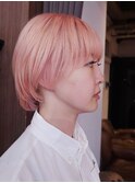 ヴェールピンク レイヤーショート レイヤーボブ/久保田