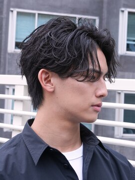 フィフス(fifth) 原宿ニュアンスフェザーパーマ緩めルーズパーマセンターパート