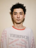 ランプ 代官山(the lamp)&nbsp;黒髪ショートメンズアップバング 刈り上げスパイキーショート