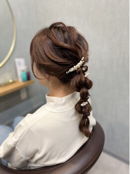 アノー(anneau)の写真/特別な日のヘアセットはプロにお任せ!綺麗で崩れにくいのが嬉しい◎【葭川公園/鶴沢町/千葉中央/千葉】