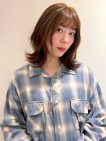 アイウィル(Ai WilL)&nbsp;ブリーチなしカラー 顔周りレイヤー くびれミディアム