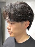 ビジネスパーマ ビジネスマンにオススメ!フェザーパーマ k