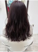 ブリーチなし透明感たっぷり暖色系カラー☆
