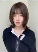 ウルフボブレイヤーウルフショートハッシュカットボブパーマ