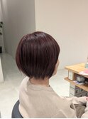 ワインレッドカラーにイメージチェンジ！