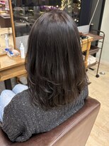 アクシス ナゴヤ(AXIS NAGOYA) 【なつミ】ミルクティーブロンド/ダークブルー/デジタルパーマ/