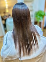 紡&nbsp;髪質改善矯正でツルツルに♪削ぎ荒れ防止!!