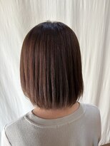 ココカラヘアー ニコ(cococara hair nico)&nbsp;艶髪透明感ブラウン/外巻きボブ/