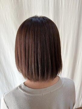 ココカラヘアー ニコ(cococara hair nico) 艶髪透明感ブラウン/外巻きボブ/
