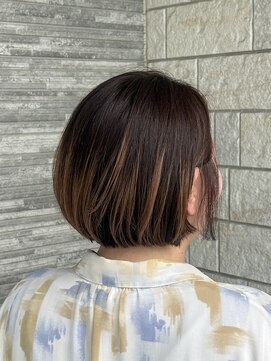 ルシード スタイル リコット(Lucido Style Ricotto) ブリーチデザインカラーハイライトカラーグラデーションカラー茶